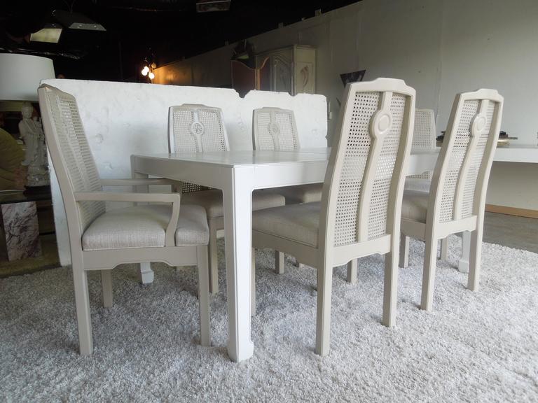 1960s Drexel Hollywood Regency Chinoiserie Dining Room Set ...