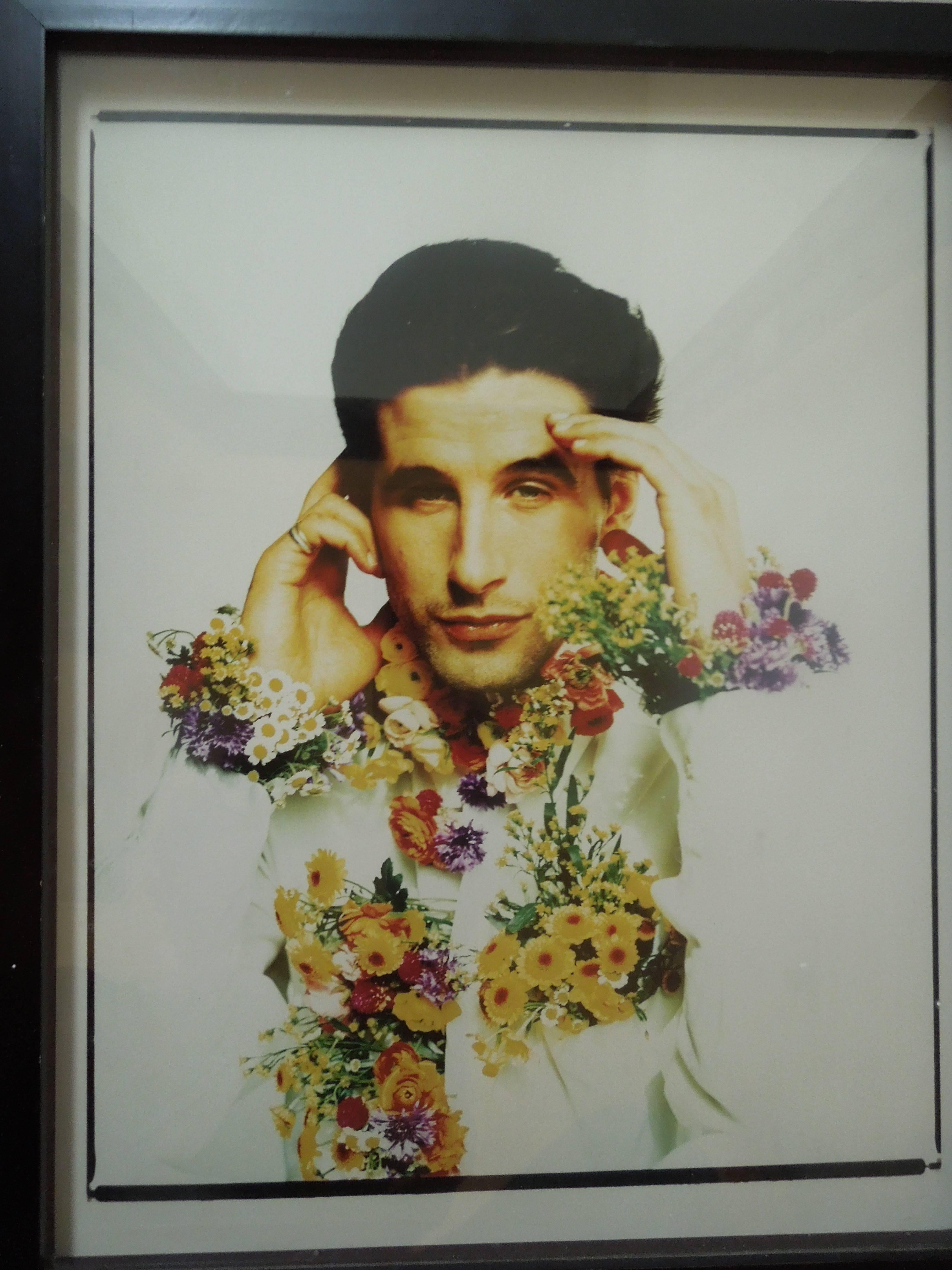 This original color photograph of actor Billy Baldwin by Davis Factor, Los Angeles, CA was used on the cover of LA Style Magazine in 1997. From a Los Angels Celebrity Auction for APLA. Framed: 12'' x 15''. A beautiful photograph of a beautiful man