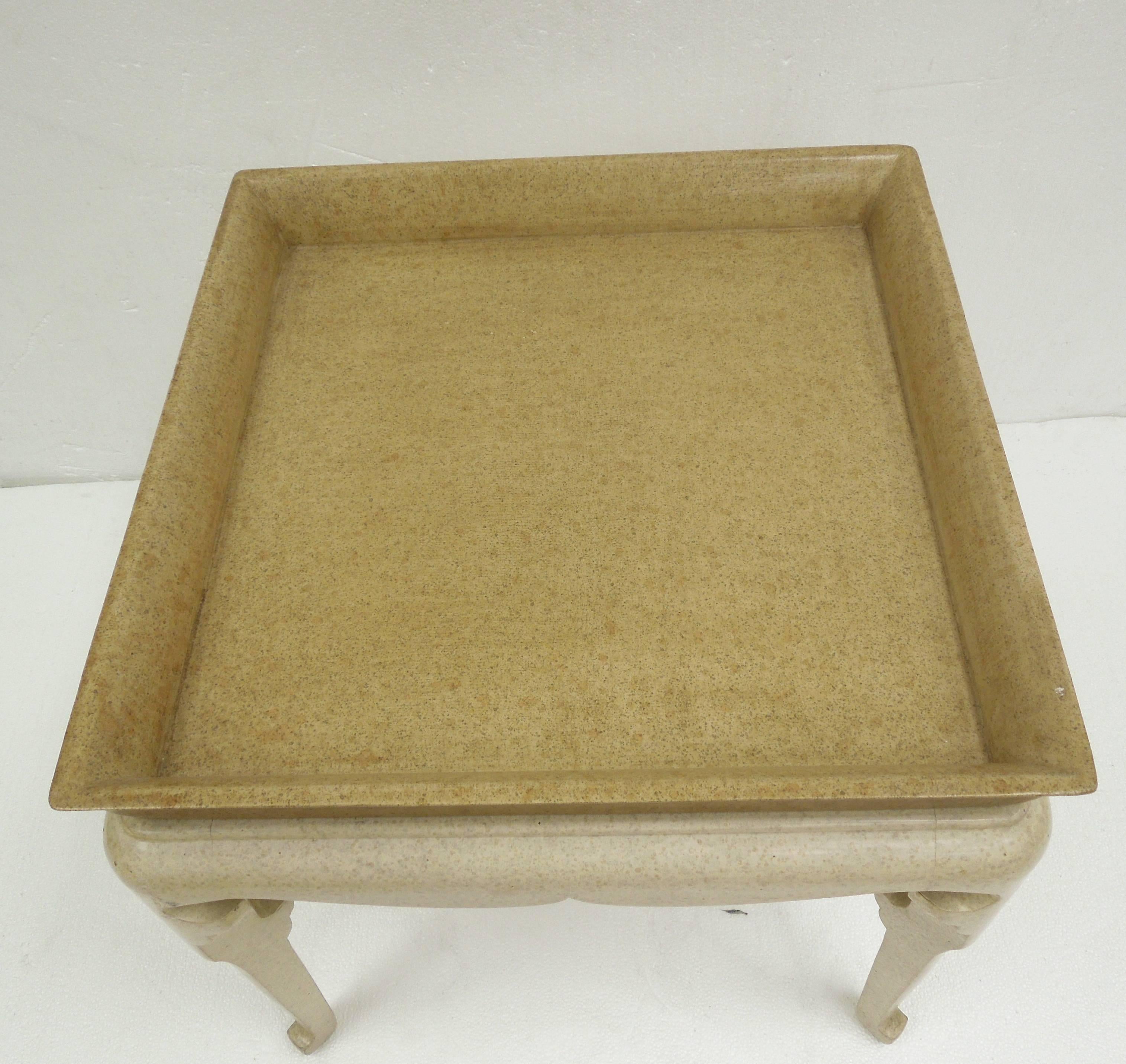 American Chic Hollywood Regency Side Table by Marge Carson