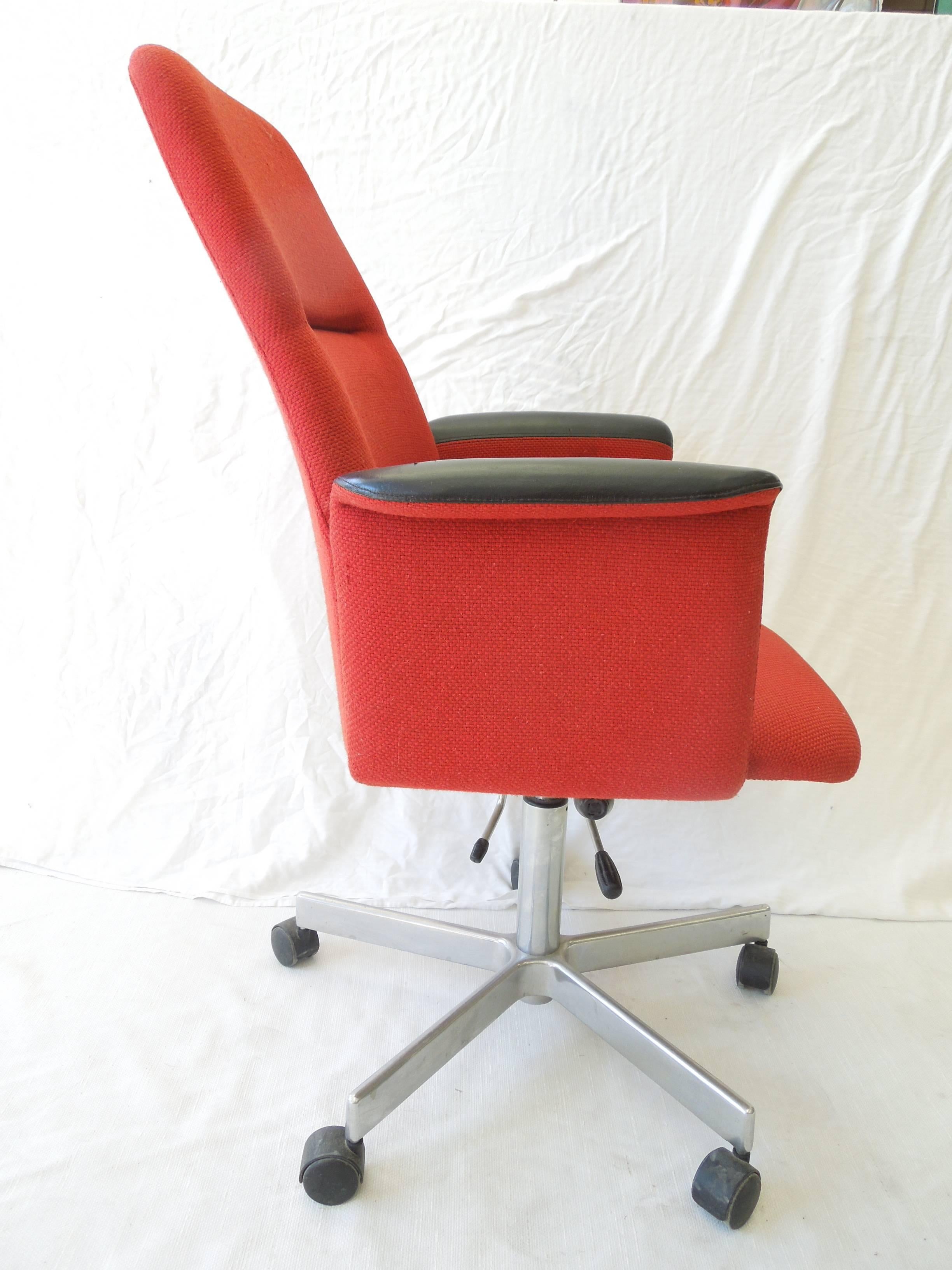 Mid-Century Modern 60s Norwegian Mid Century Modern Designer Desk Chair