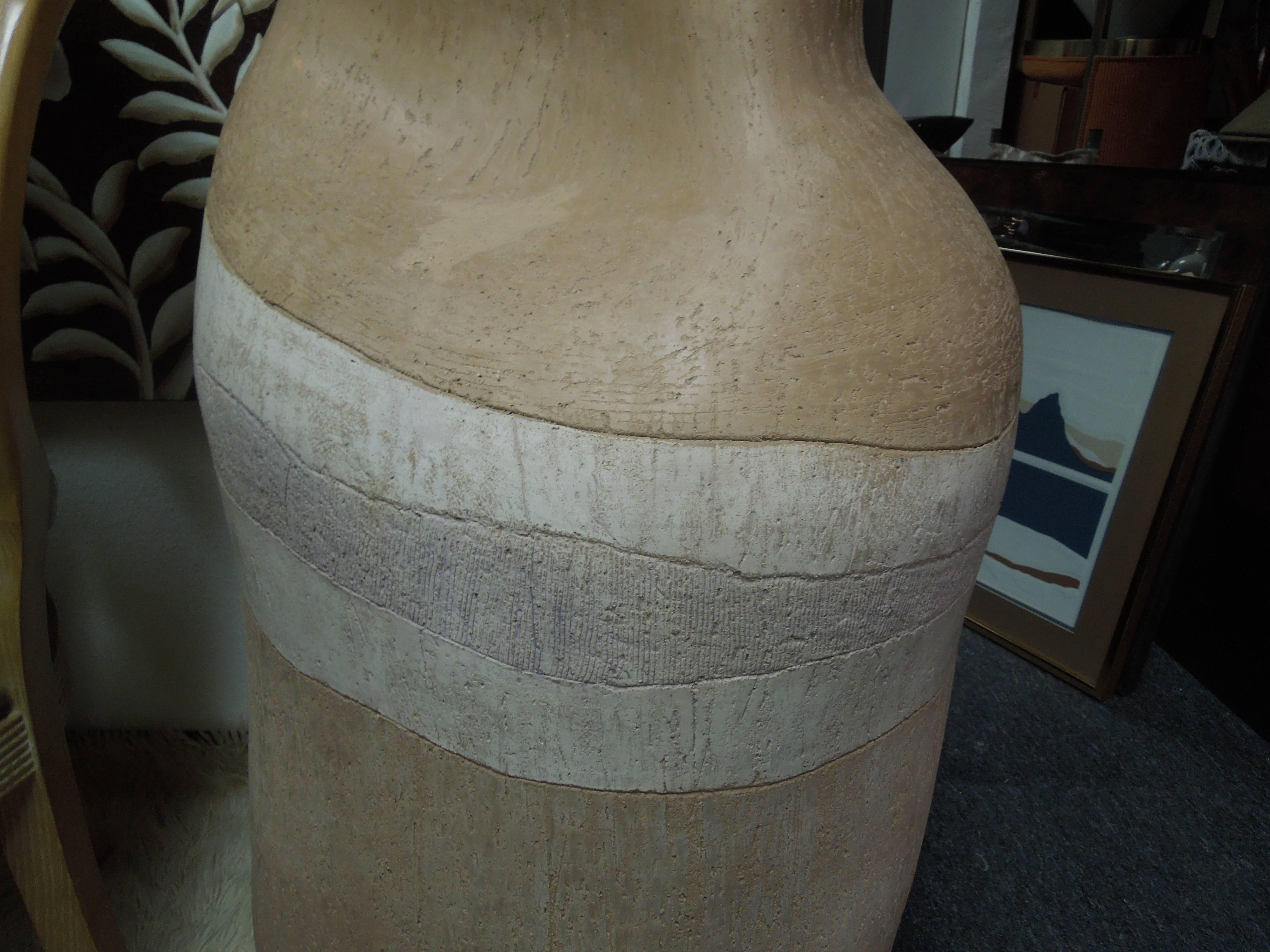 American Monumental Organic Floor Vase from Steve Chase Estate