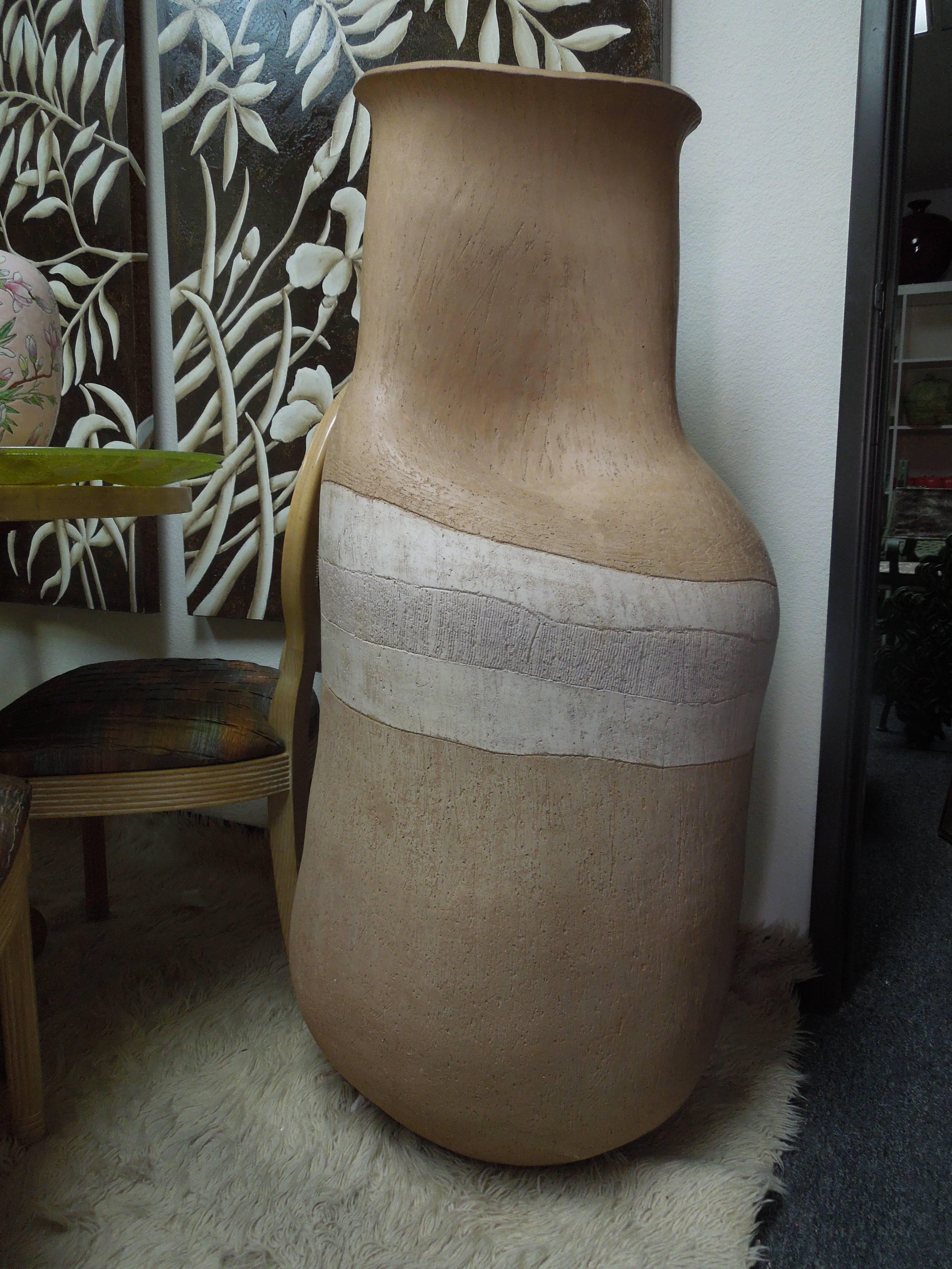 Monumental Organic Floor Vase from Steve Chase Estate 1