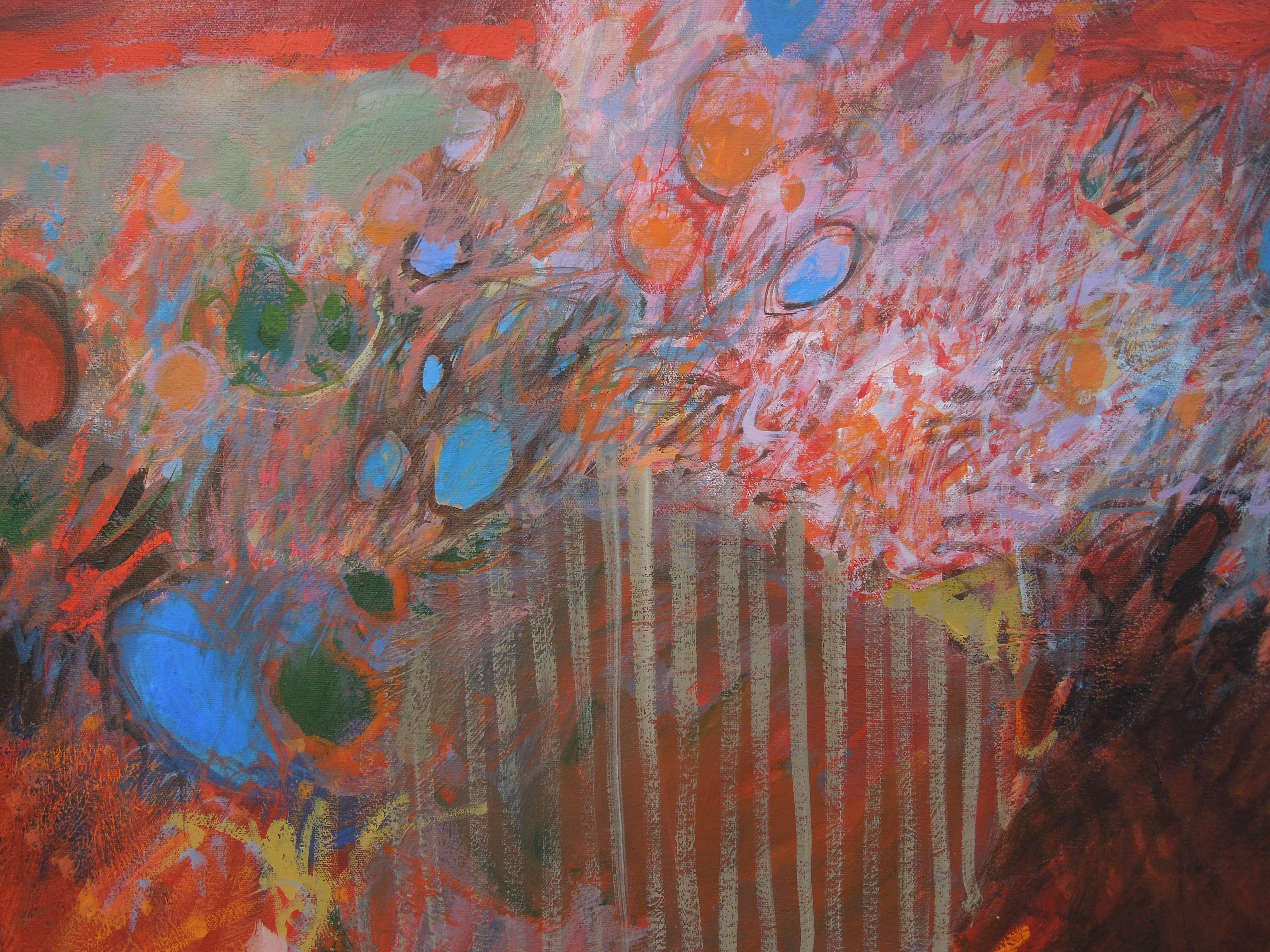 This painting is quite beautiful and rare. Painted by R. L. Bansemer this large 61