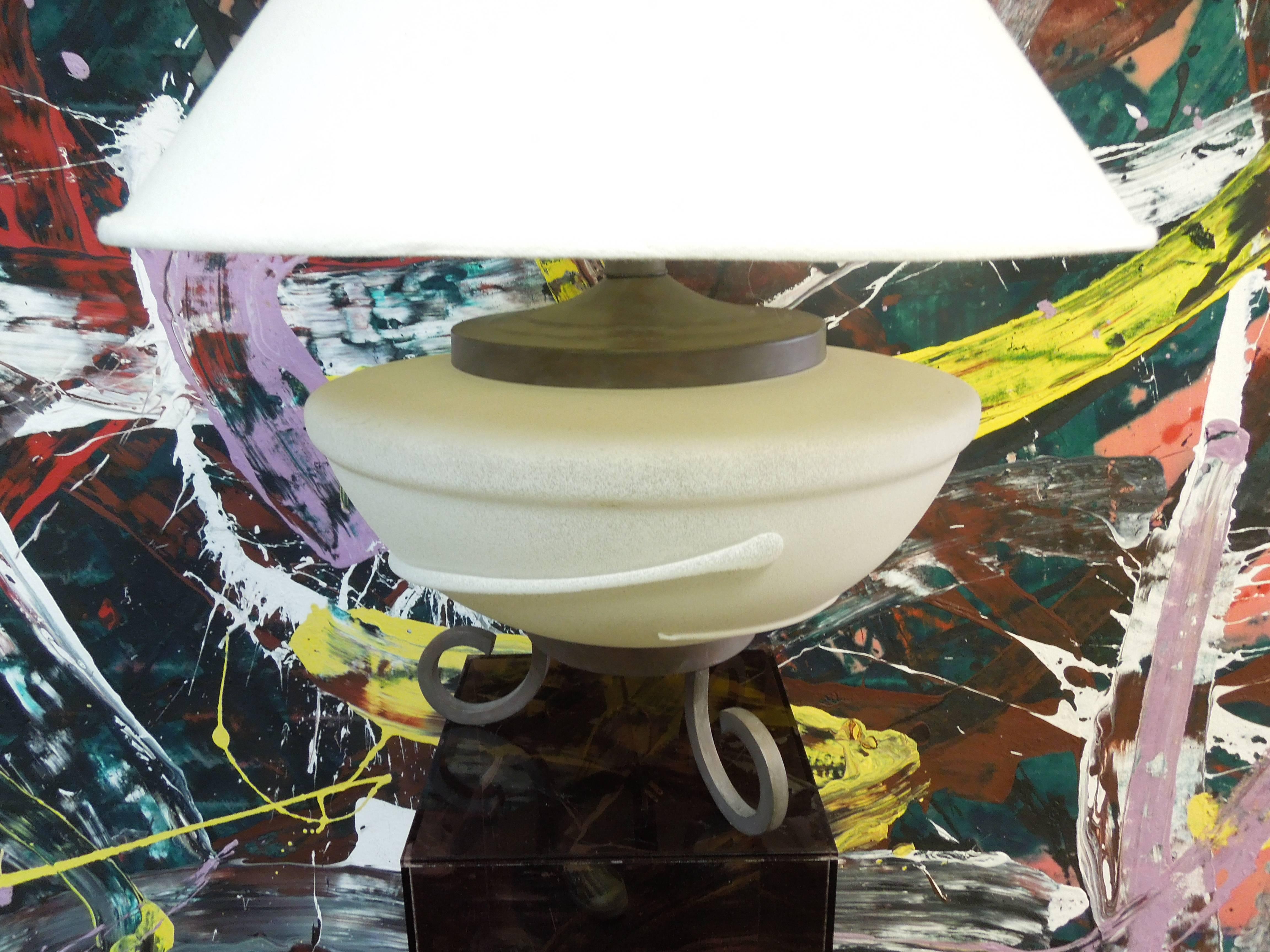 Post-Modern 1980s Modern Large Living Room Lamp from Palm Springs Architect