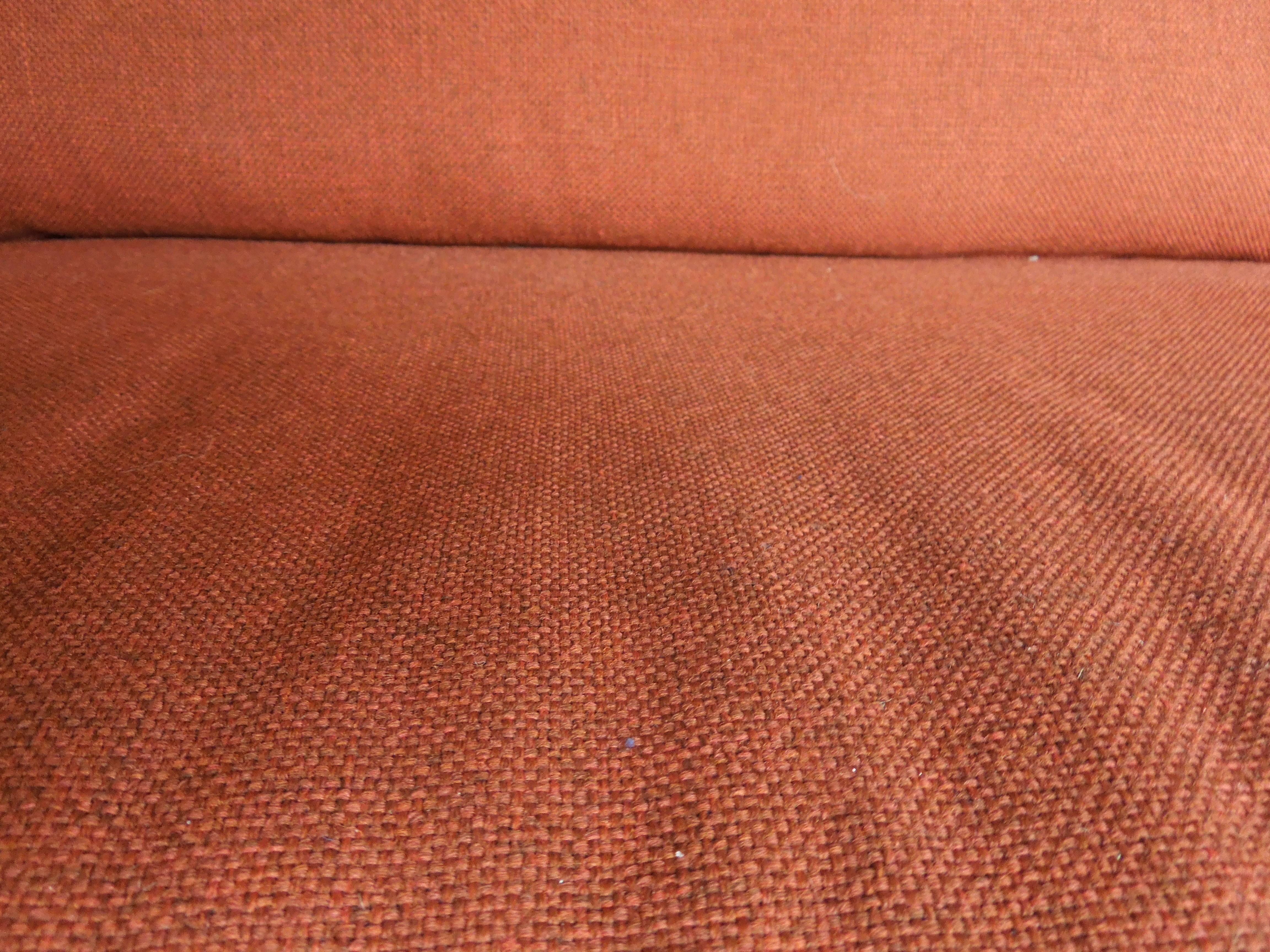 rust sofa bed