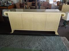 1980s Modern Chinoiserie / Hollywood Regency Lacquer Sideboard