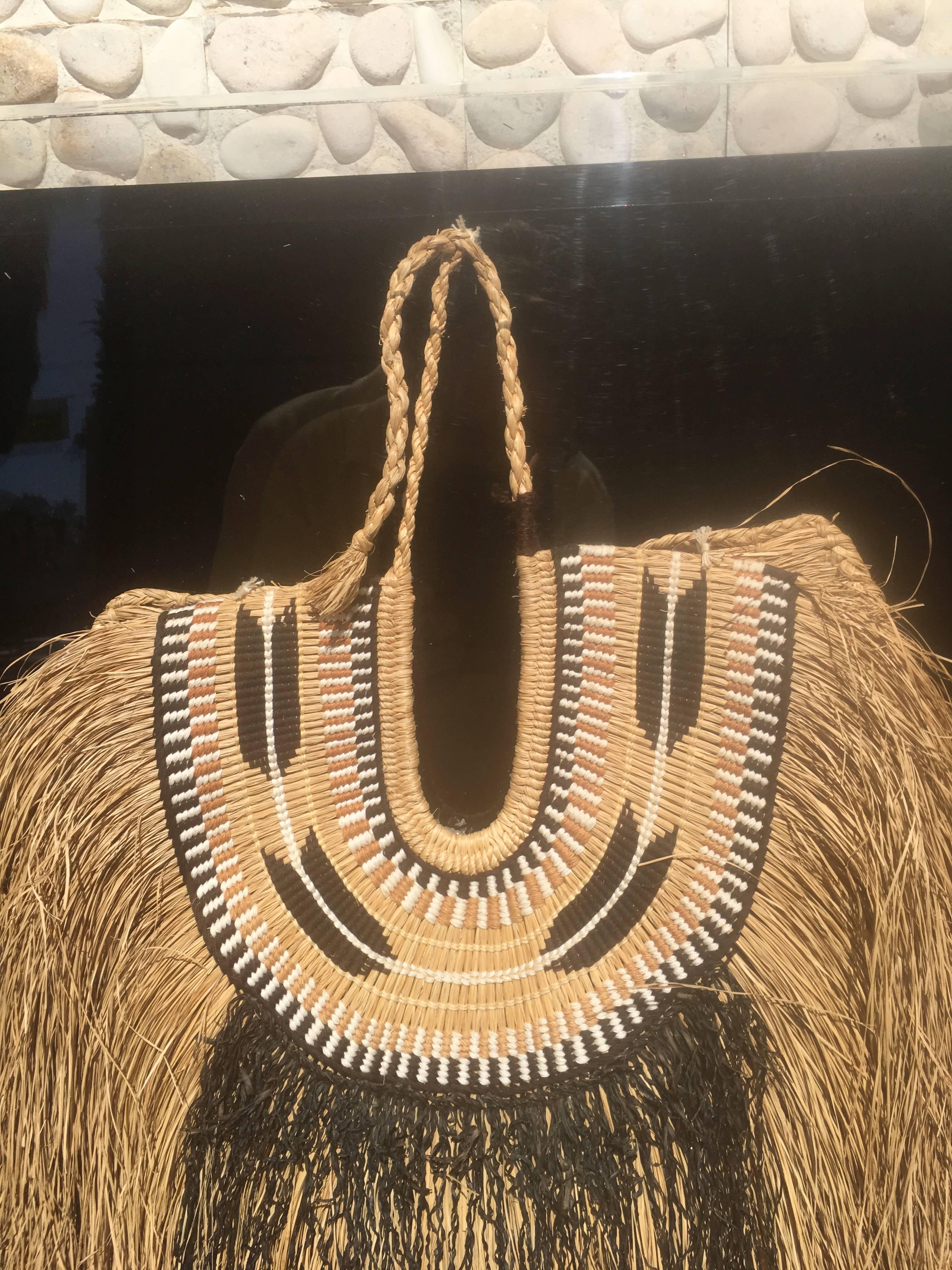 Other Large African Costume in Plexiglass Case from Steve Chase Palm Springs Estate