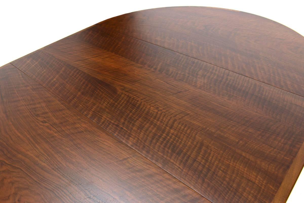 Round Walnut Dining Table by Rosengren Hansen 4