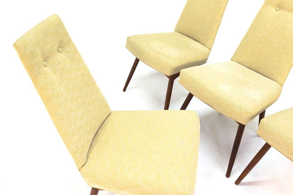 Set of Four Adrian Pearsall Dining Chairs In Fair Condition In Long Beach, CA