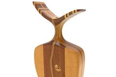 Laminated Wood Vase by Uli Kirchler