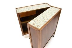 Folding Bar Cart by Henry P. Glass