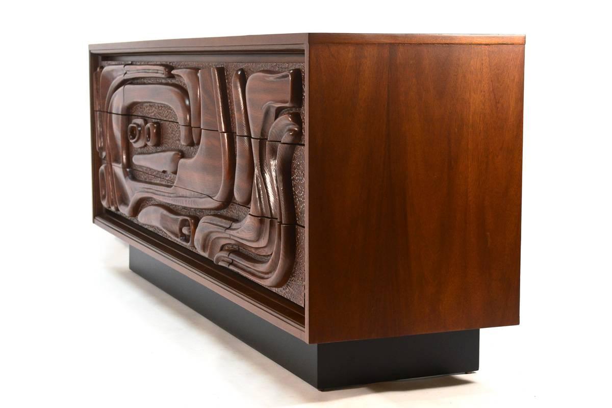 20th Century Sculptural ‘Oceanic Tiki’ Dresser