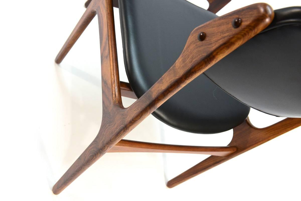Set of Eight Erik Buck Model 49 Rosewood Dining Chairs 1