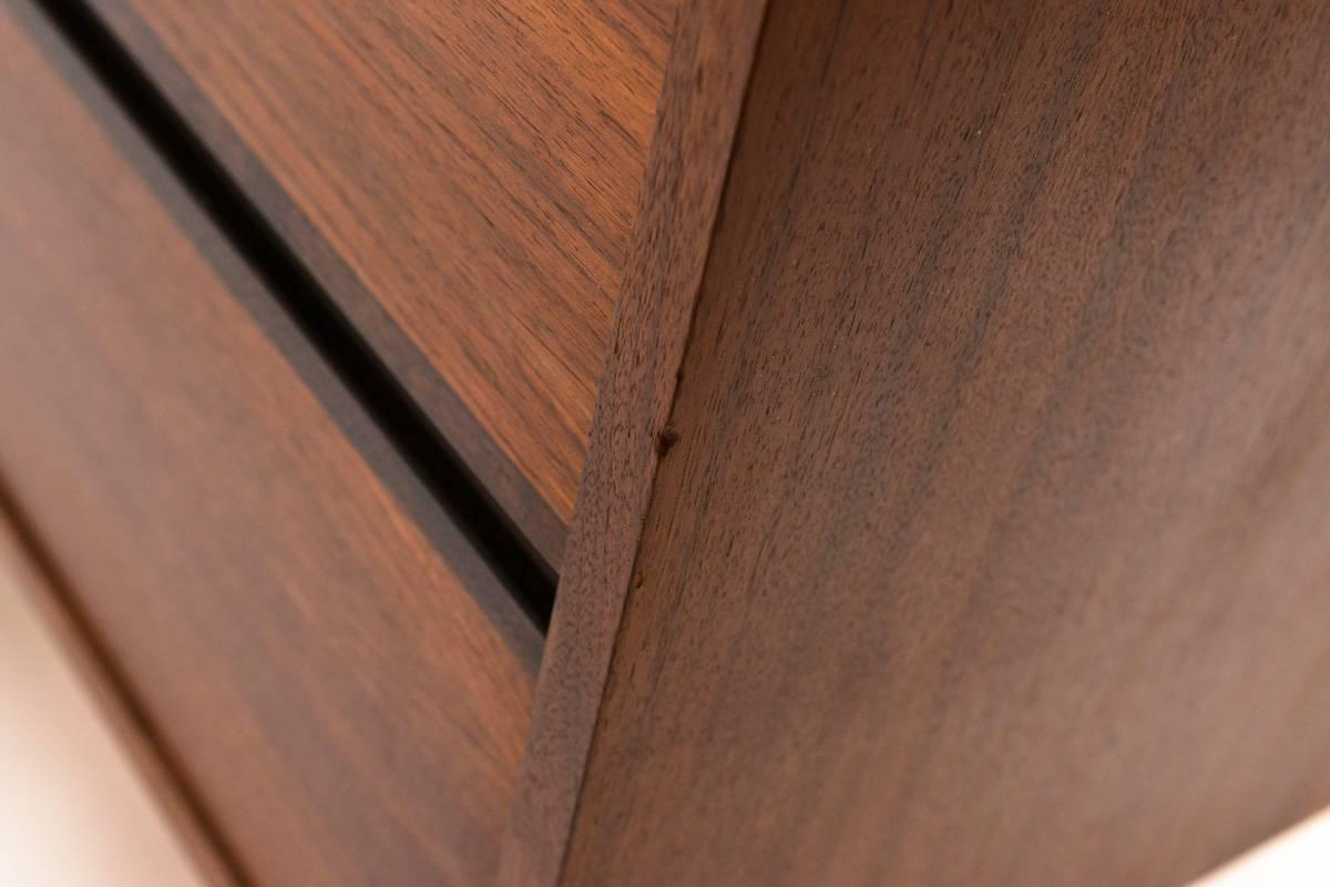 Walnut and Rosewood Six-Drawer Dresser by Kipp Stewart for Calvin 1