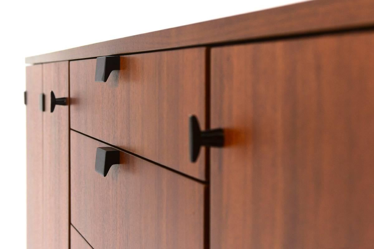 20th Century Walnut Credenza by Kipp Stewart for Directional