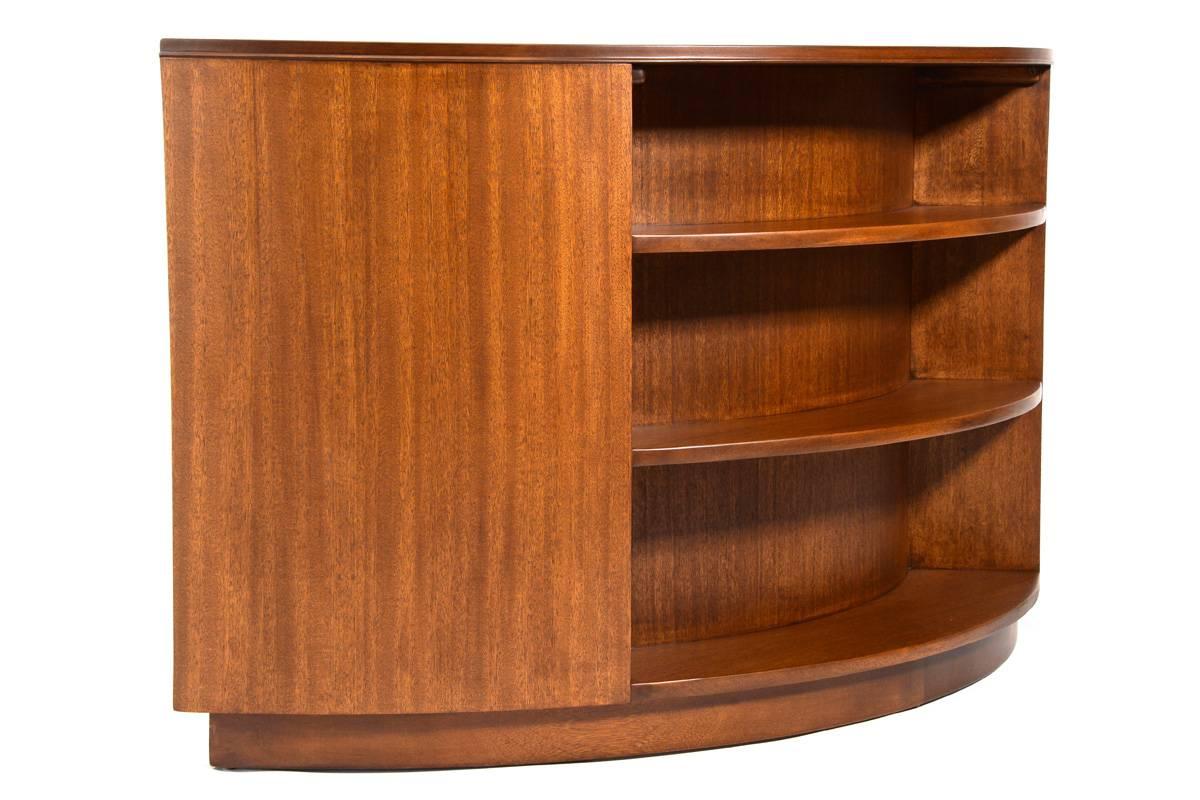 Crescent Desk Designed by Gilbert Rohde for Brown Saltman For Sale 1