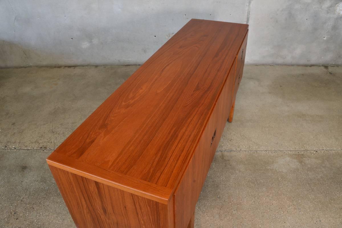 Teak Credenza by Lennart Bender for Ulferts In Excellent Condition For Sale In Long Beach, CA