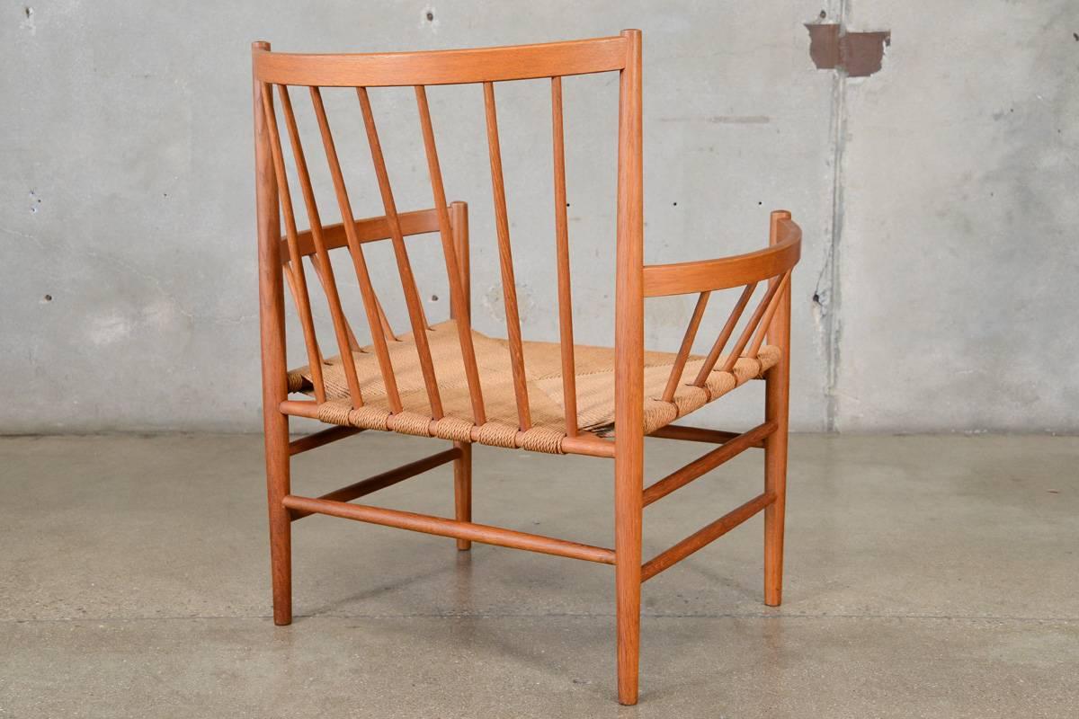 'J82' Lounge Chair by Jørgen Bækmark for FDB Møbler In Good Condition In Long Beach, CA