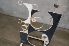 'Bubbles' Painted Steel Sculpture by George Mullen