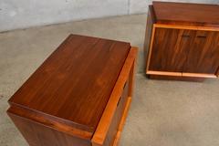 Pair of Walnut Nightstands