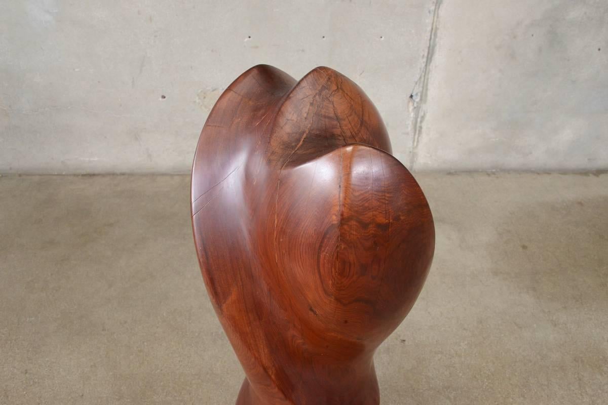 Carved Wood Sculpture by Istvan Toth For Sale 1