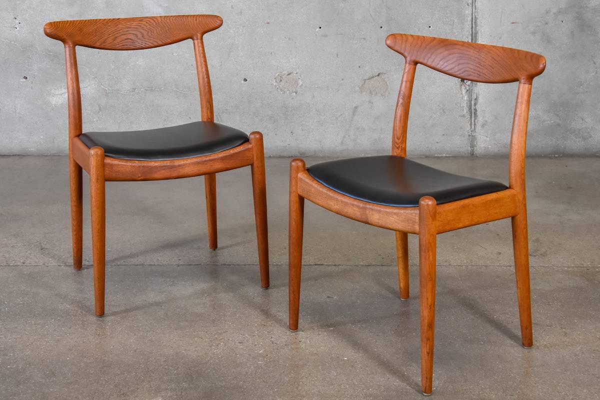 Set of Ten Hans Wegner for C.M. Madsens Dining Chairs 1