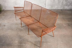 Van Keppel-Green Three-Piece Modular Expanded Metal Sofa