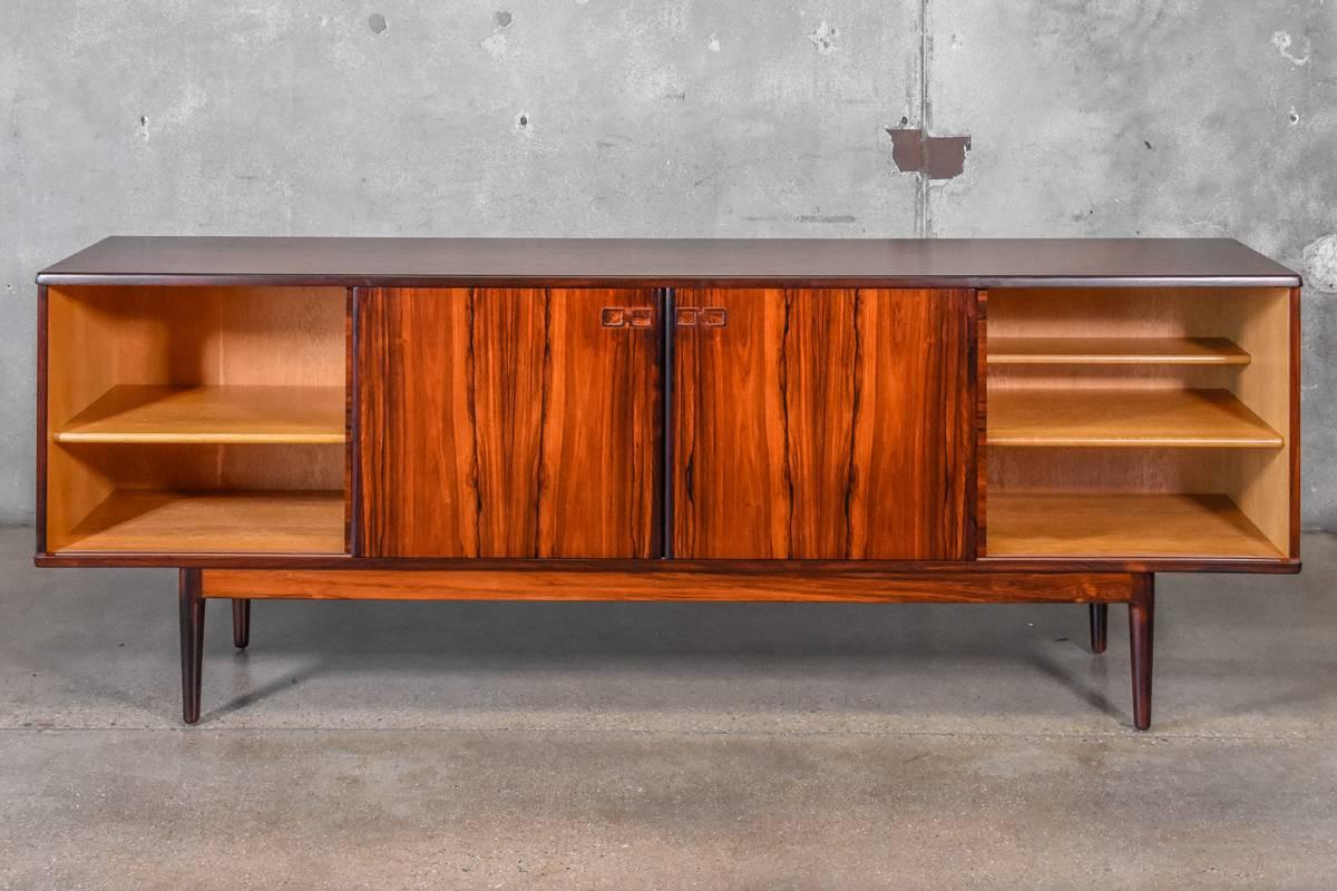 Large Rosewood Credenza by Christian Linneberg 4
