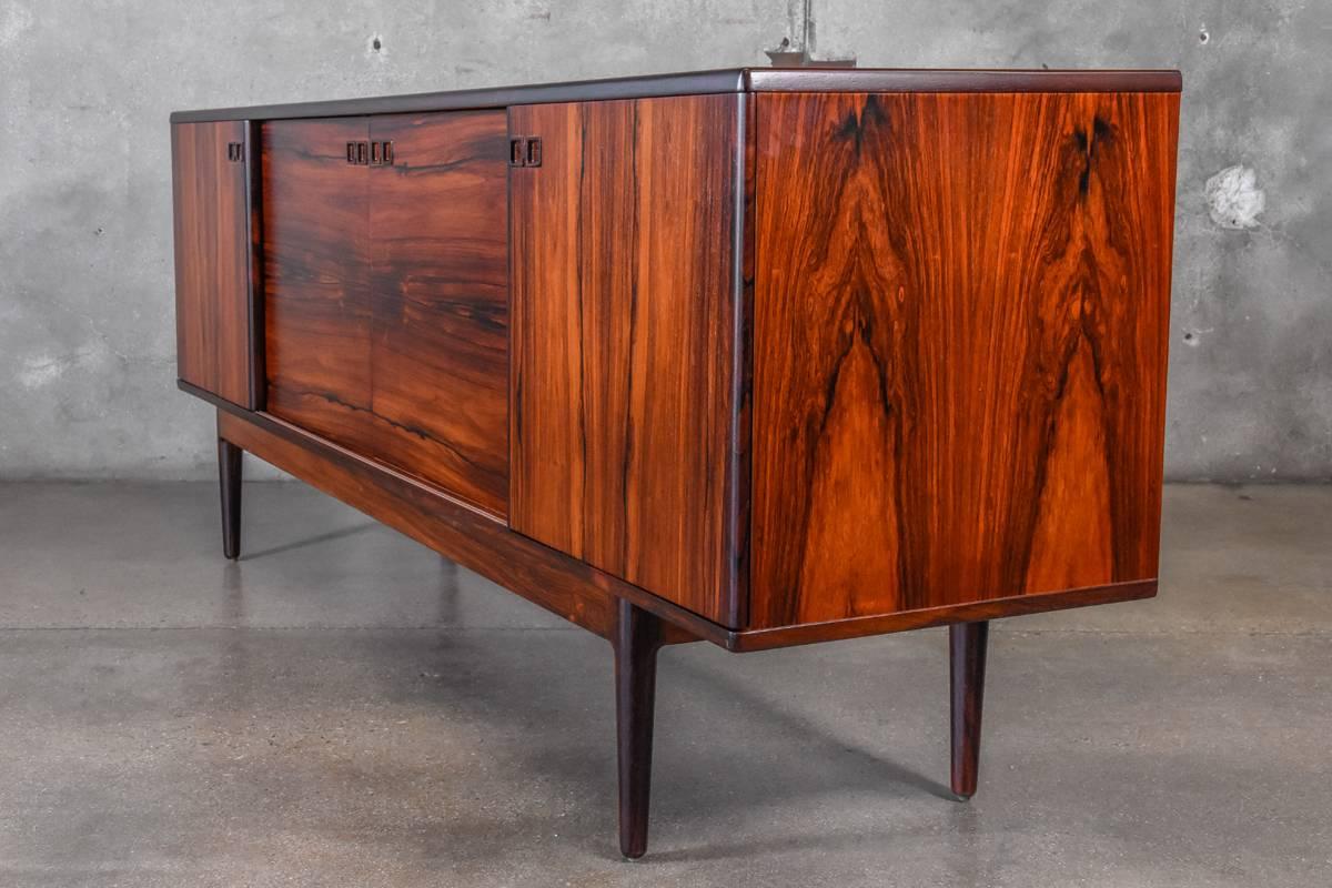 20th Century Large Rosewood Credenza by Christian Linneberg