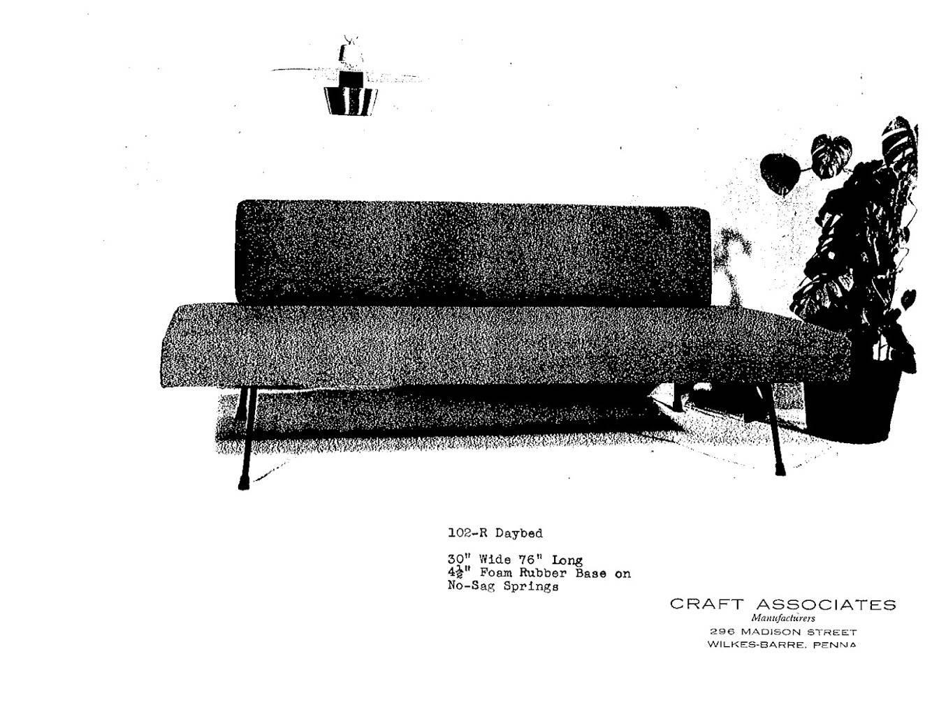 Adrian Pearsall Model 102-R Iron Daybed 1