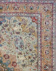 Persian Fine Animal Scene Tabriz Mid-20th Century Oriental Rug
