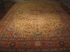 Persian Pahlavi Tabriz 50 Raj Oriental Rug, circa 1940s