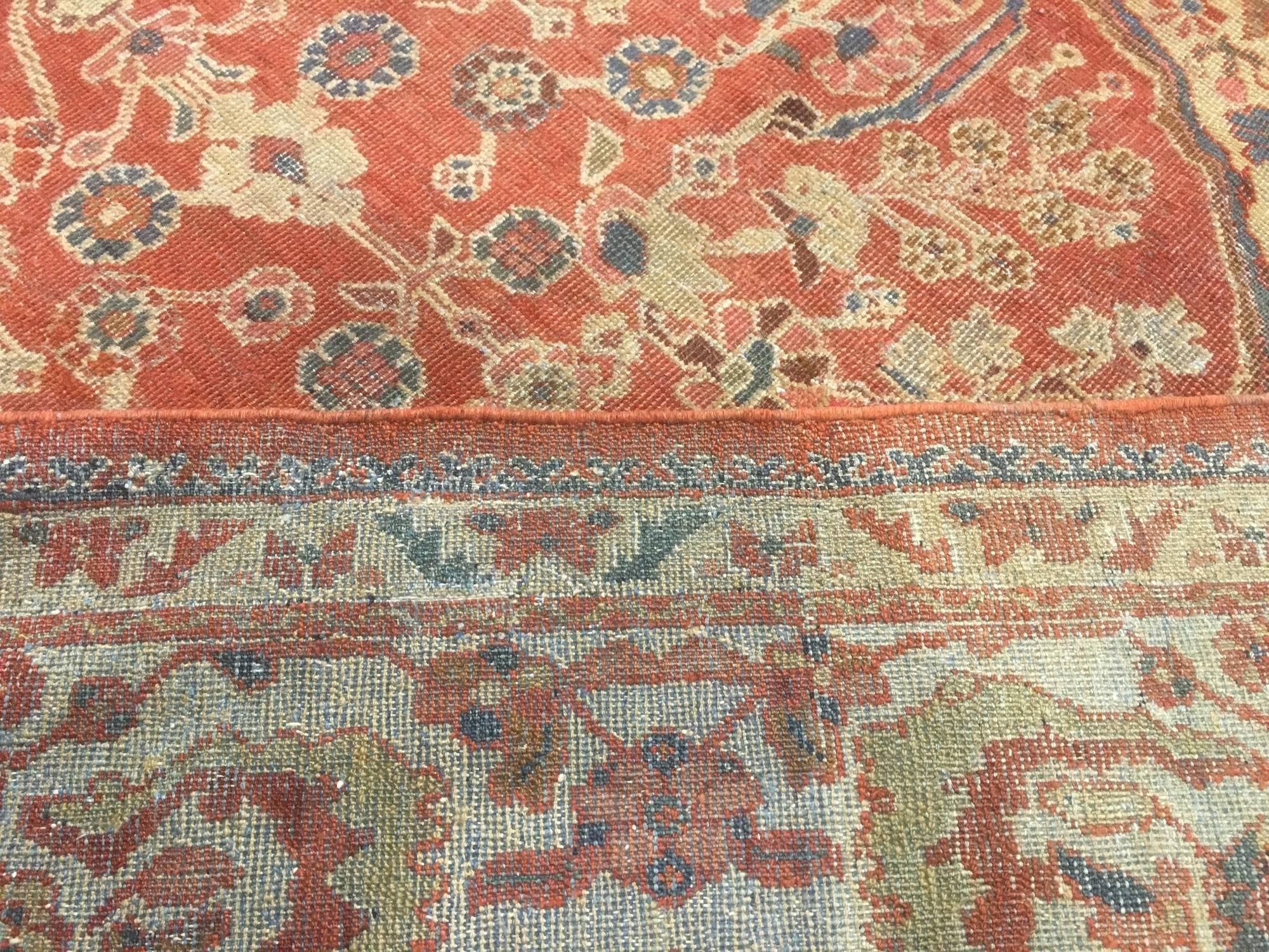 Persian Sultanabad, Late 19th Century Oriental Rug For Sale 3
