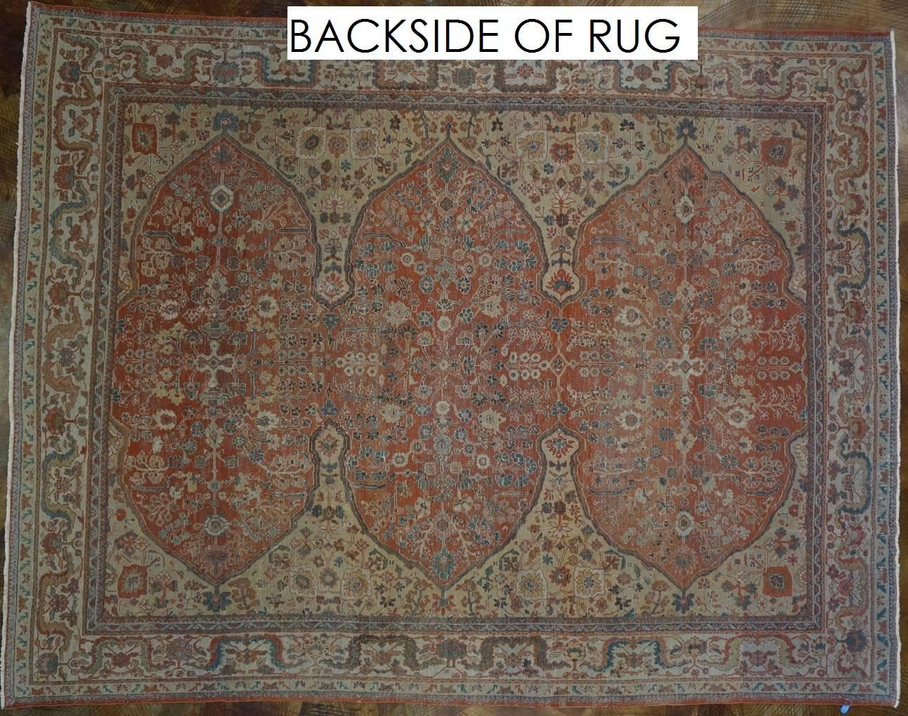Persian Sultanabad, Late 19th Century Oriental Rug For Sale 2