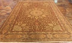Persian Tabriz "Sheikh Safi Ardabil" Design 20th Century Oriental Rug
