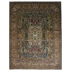 Persian Tabriz 20th Century Oriental Masterpiece Rug