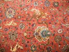 Persian Tabriz 20th Century Palace Size Oriental Masterpiece Signed Rug