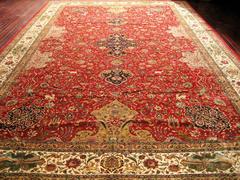 20th Century Persian Palace Size Tabriz 50 Raj Oriental Rug