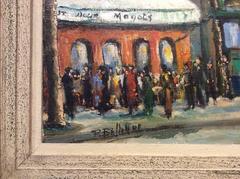 Benedictine Abbey of Saint-germain-des-prés, Oil on Canvas, circa 1930