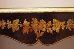 Anglo-Japanese Desk or Writing Table in European Lacquer, England, 18th Century