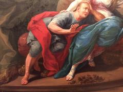 Samson and Delilah, Oil on Canvas, 18th Century