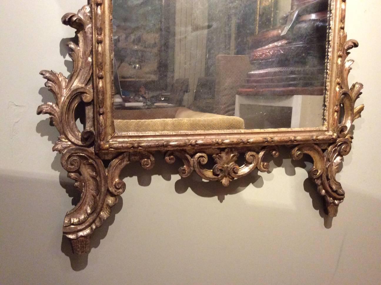 18th Century Venetian Mecca Giltwood Mirror 2