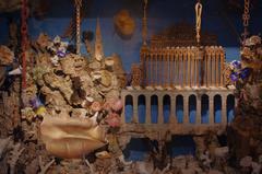 "Paradise" Wood, Wax, Cork, Shells and Santons, Provence 19th Century, France