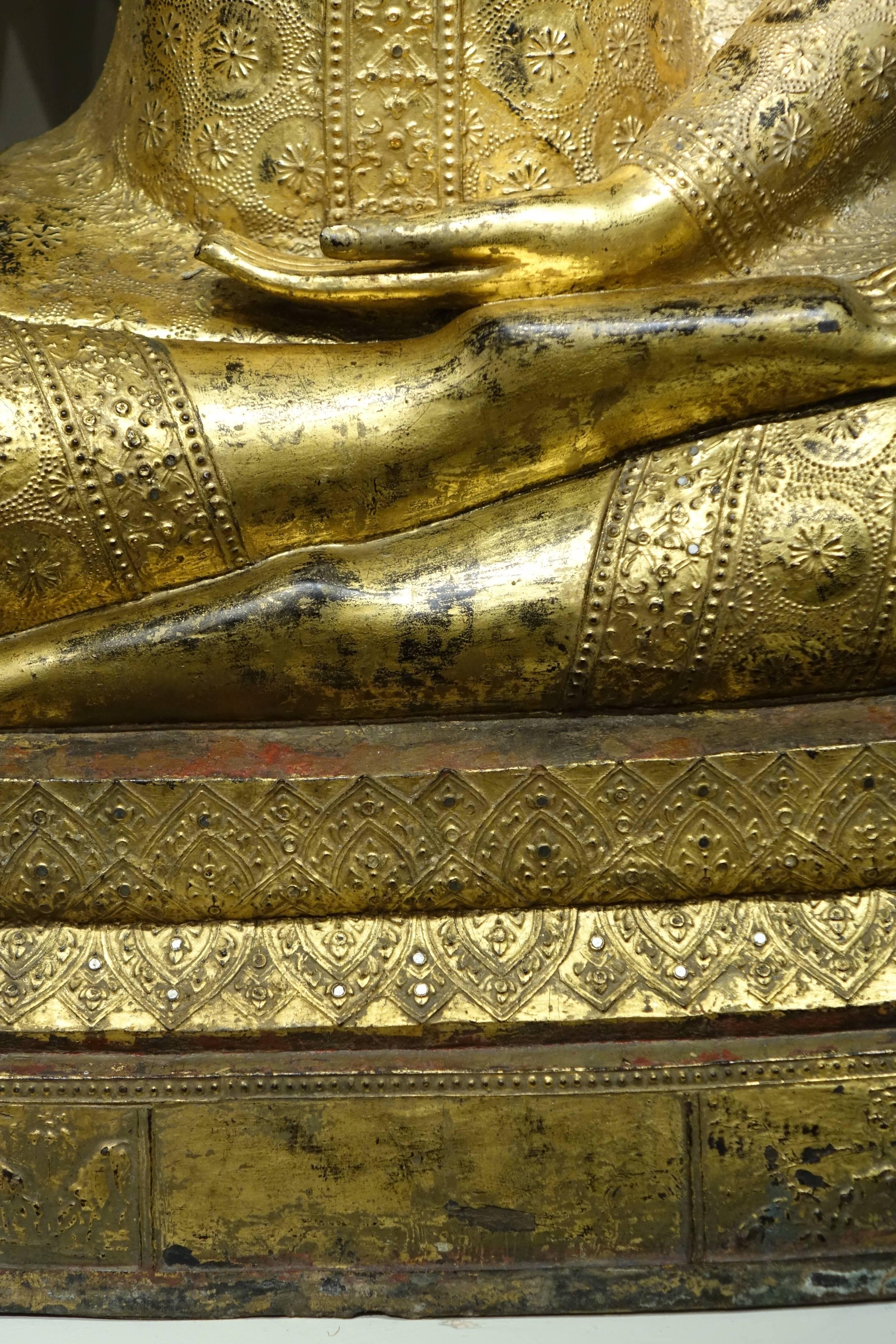 Other Impressive Bronze Buddha Statue in Rattanakosin Style, Late 19th Century