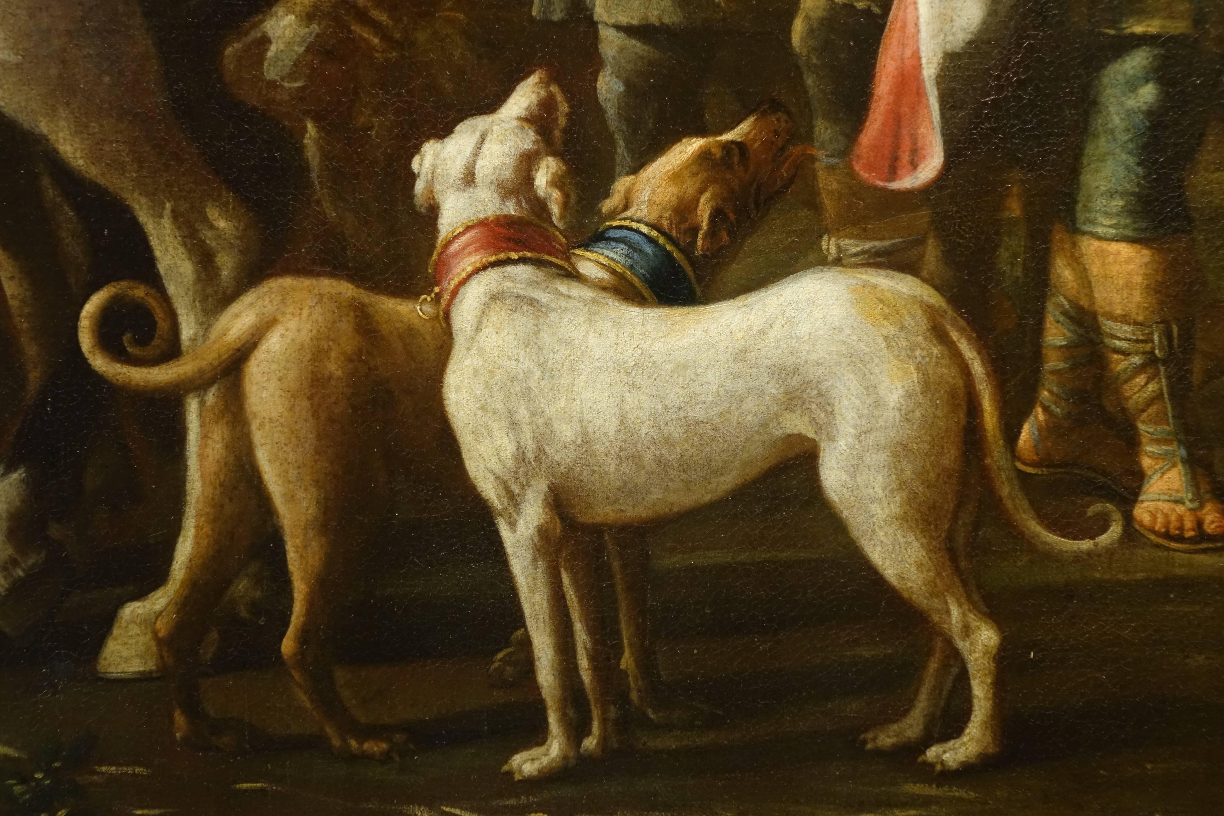 Jacob Returns to Canaan, Oil on Canvas Attributed to Charles Amedée Van Loo 2