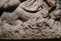 Marine Centaur and Nymph, Original Terracotta, French work, circa  1770