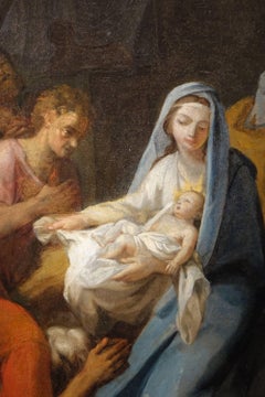 Adoration of the Shepherds, Oil on Canvas  France  Early 18th Century