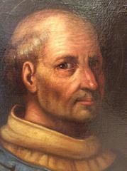 Early 17th Century Italian School Portrait of a Clergyman, Modern Frame