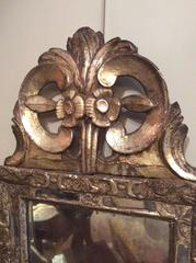 Louis XIV Mirror 'Mecca' Gilt-Varnished Silvered, 18th Century, Provence France