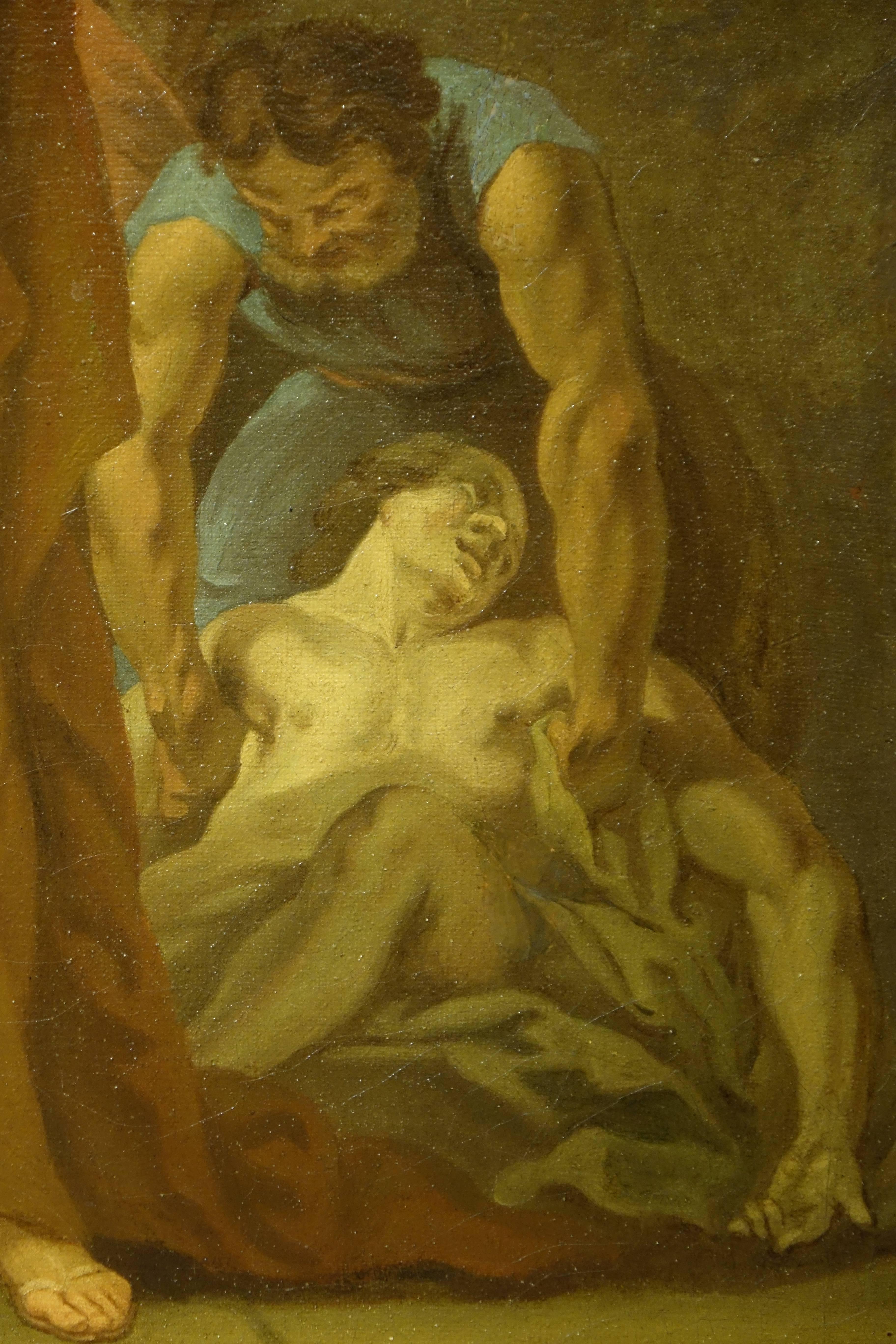 Oiled Saint Paul Healing the Sick at Ephesus, 18th Century